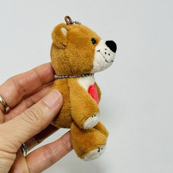 Suzy Zoo Bear Plush Keyring Keychain Initial Letter K Personal Name Love Heart - Picture 4 of 12